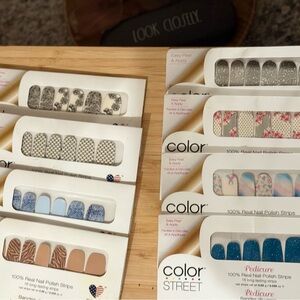 Color street nail polish strips set of 8
